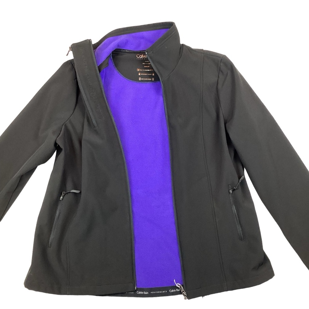 Calvin Klein Performance Softshell Jacket Black &… - image 1